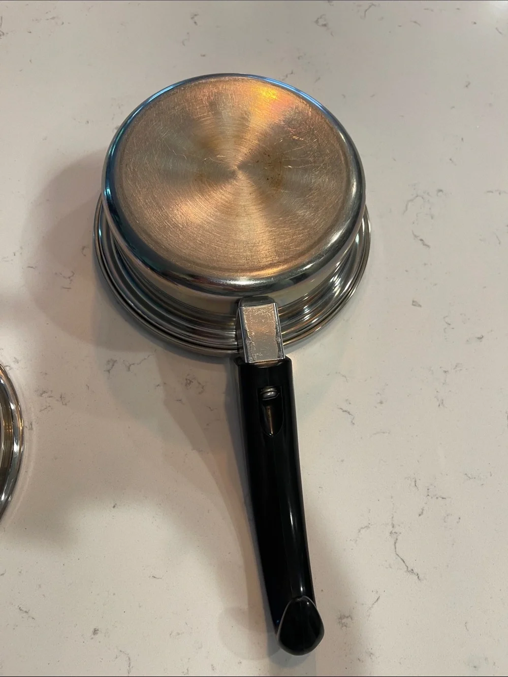 Vintage Seal-O-Matic 7” Stainless Steel Cooking Pan
